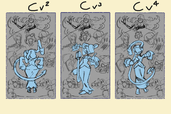 Thumbnail Iterations Cv2,Cv3, and Cv4 Squigs