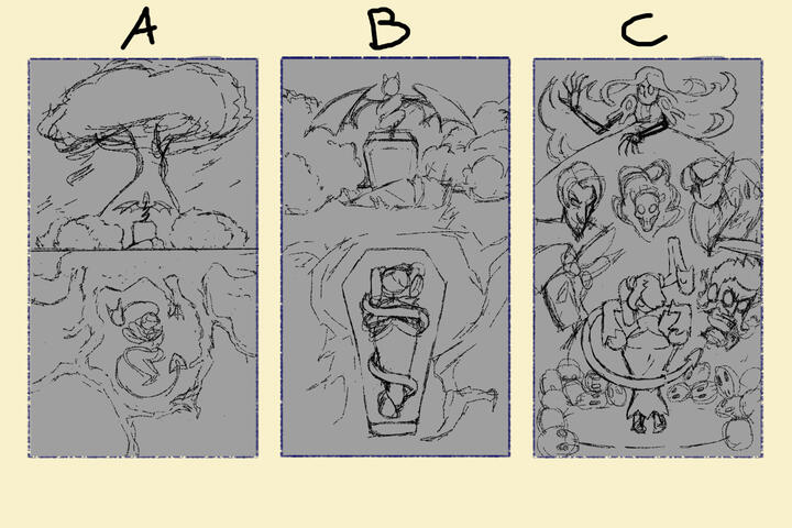 Thumbnails A,B, and C Squigs